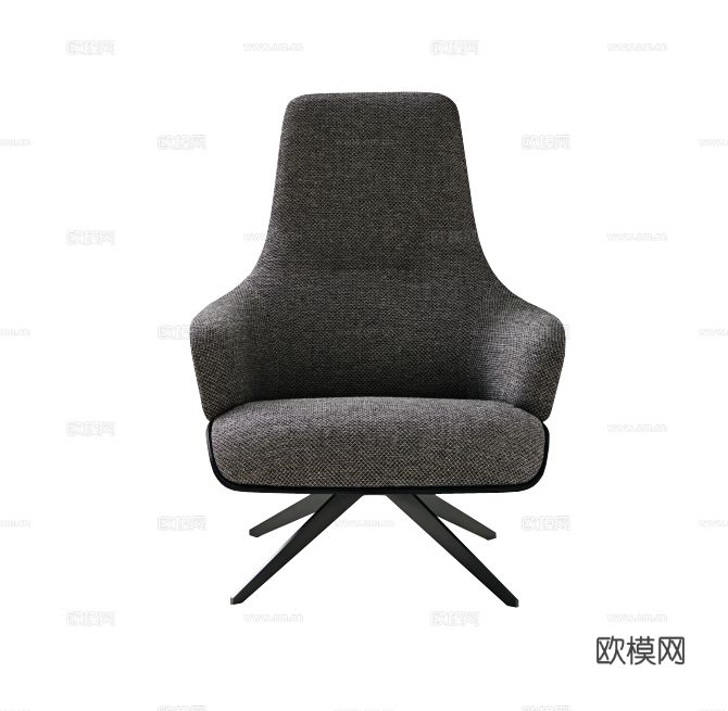 Molteni Kensington扶手椅3d模型