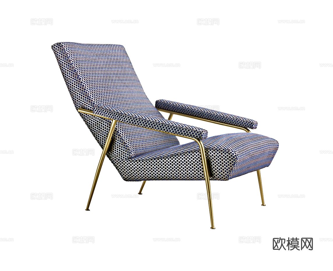 Molteni GIO PONTI扶手椅3d模型