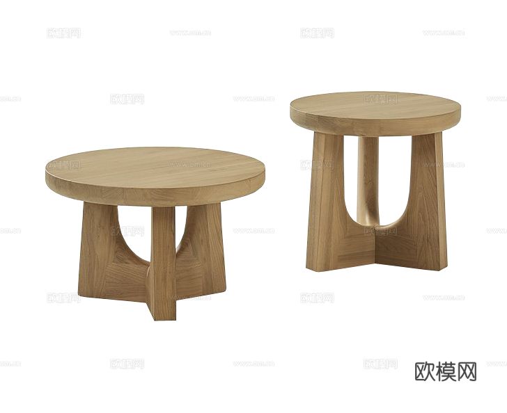 Poliform NARA边几3d模型