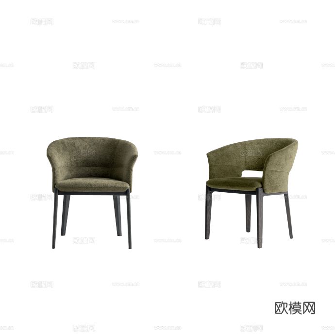 Molteni Devon餐椅3d模型