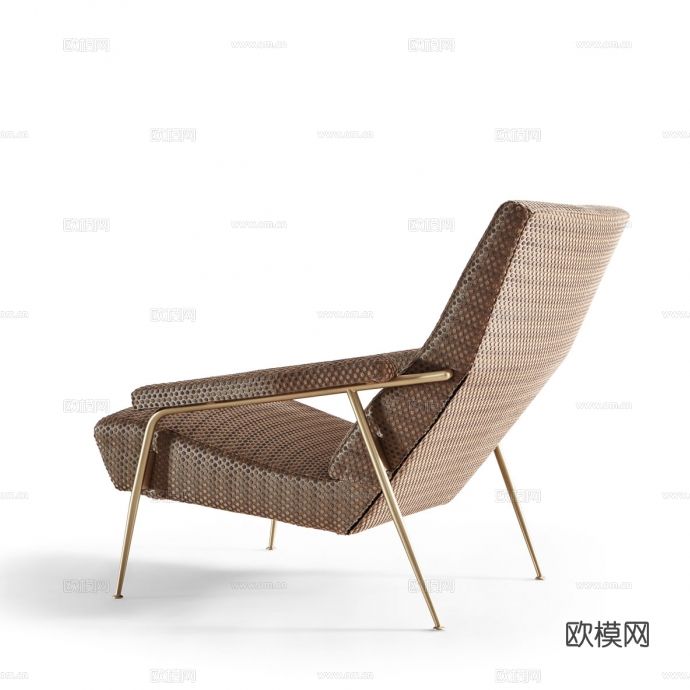 Molteni GIO PONTI扶手椅3d模型