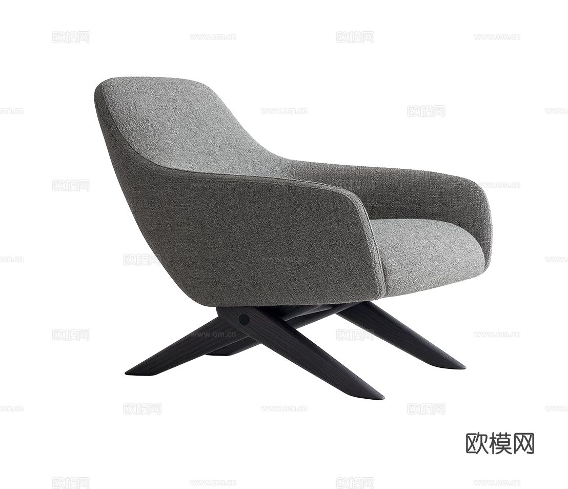 Poliform MARLON扶手椅3d模型