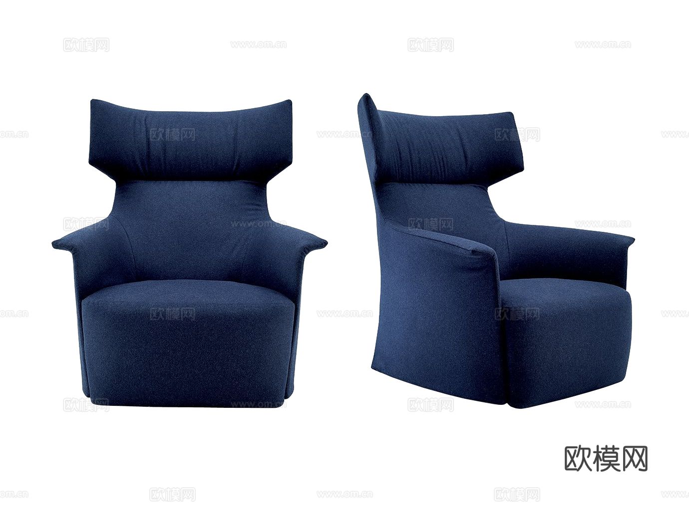Poliform SANTA MONICA扶手椅3d模型