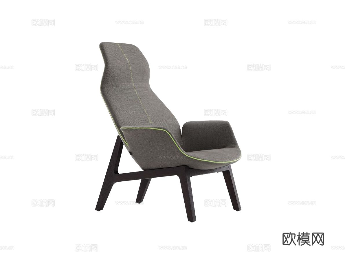 Poliform VENTURA LOUNGE扶手椅3d模型