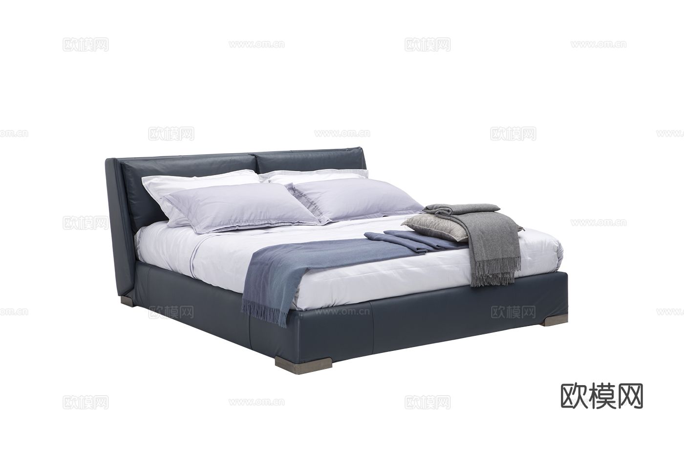 Natuzzi Fenice L017双人床3d模型