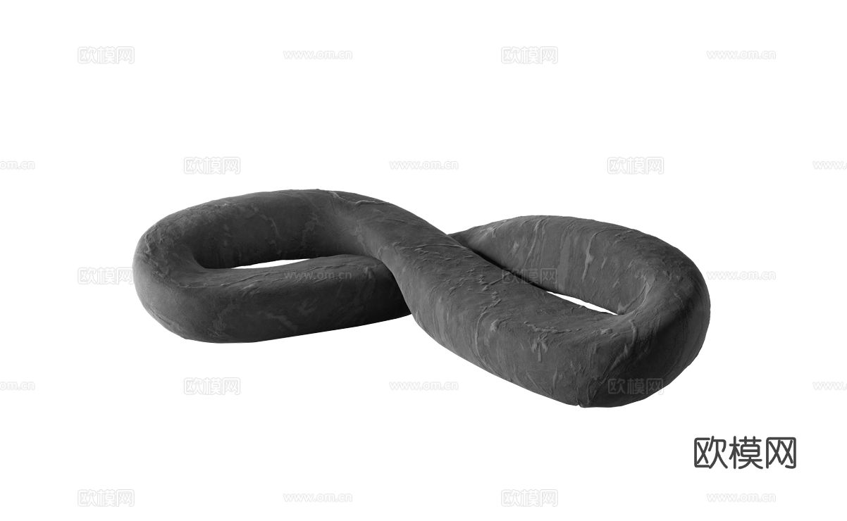 Natuzzi Infinito 弧形沙发3d模型