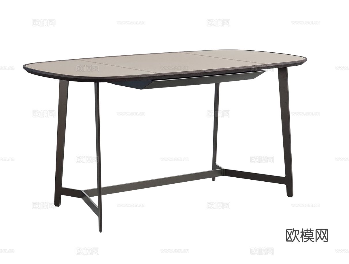 Poliform MATHIEU书桌3d模型