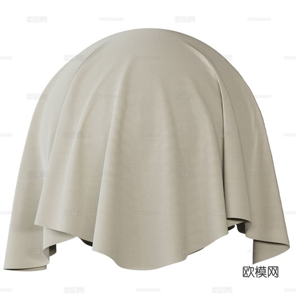 白色亞麻布CR物理材質(zhì)(適用2021以上版本)下載