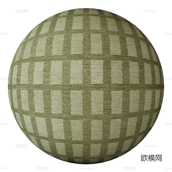 綠色復(fù)古地毯CR物理材質(zhì)(2021以上版本)下載