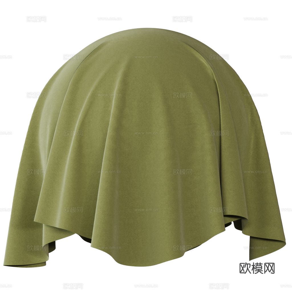 绿色凹凸织物 棉布CR物理材质（适用2021以上版本）下载