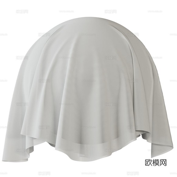 白色紗簾CR物理材質(zhì)(適用2021以上版本)下載