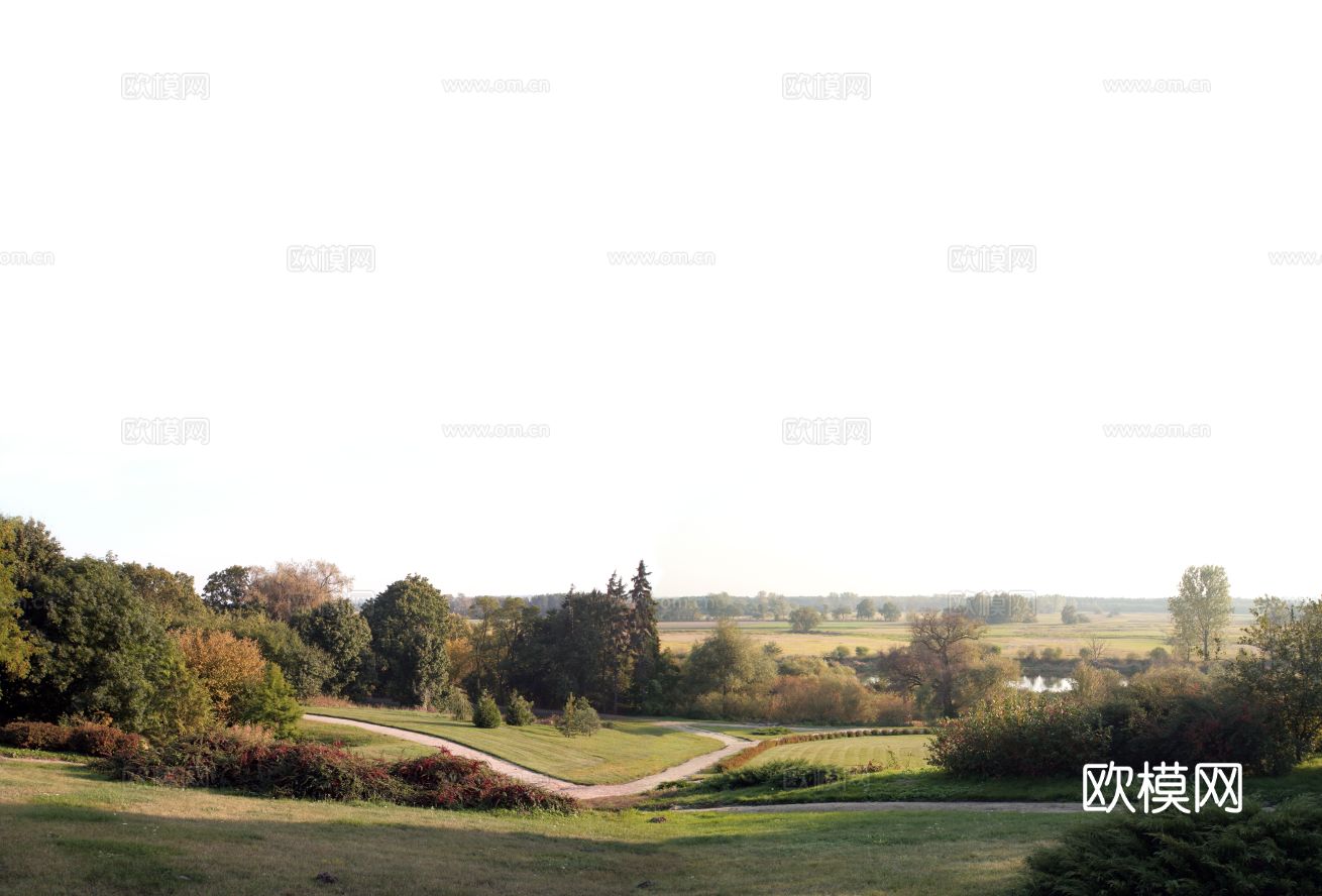 乡村别墅外景CR灯光材质下载（渲染图2）