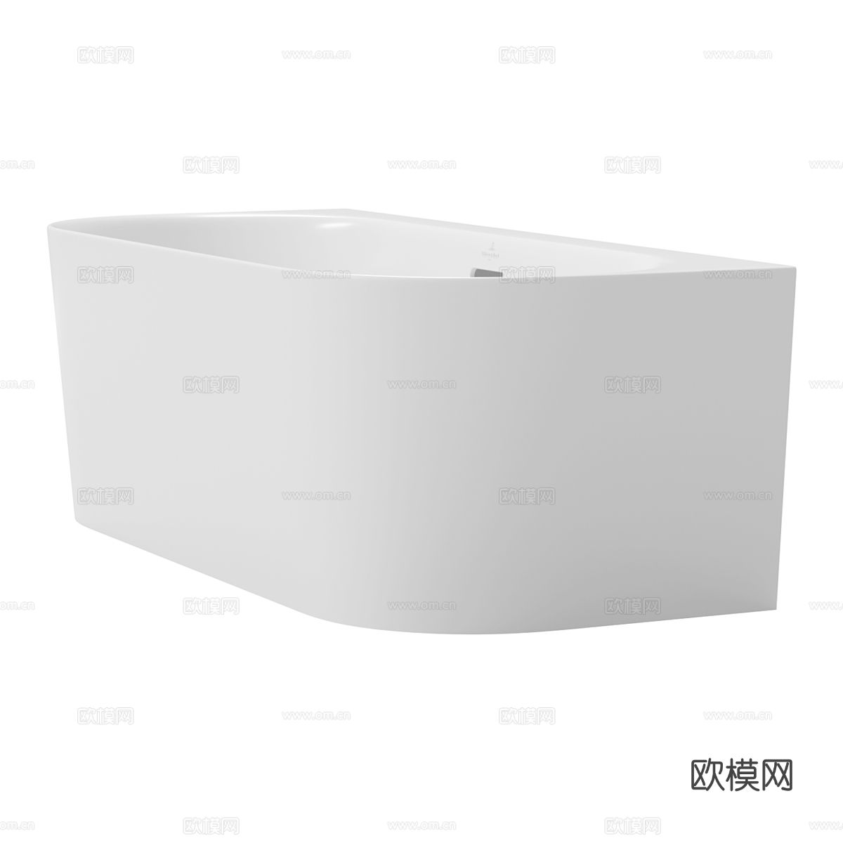 现代陶瓷浴缸3d模型