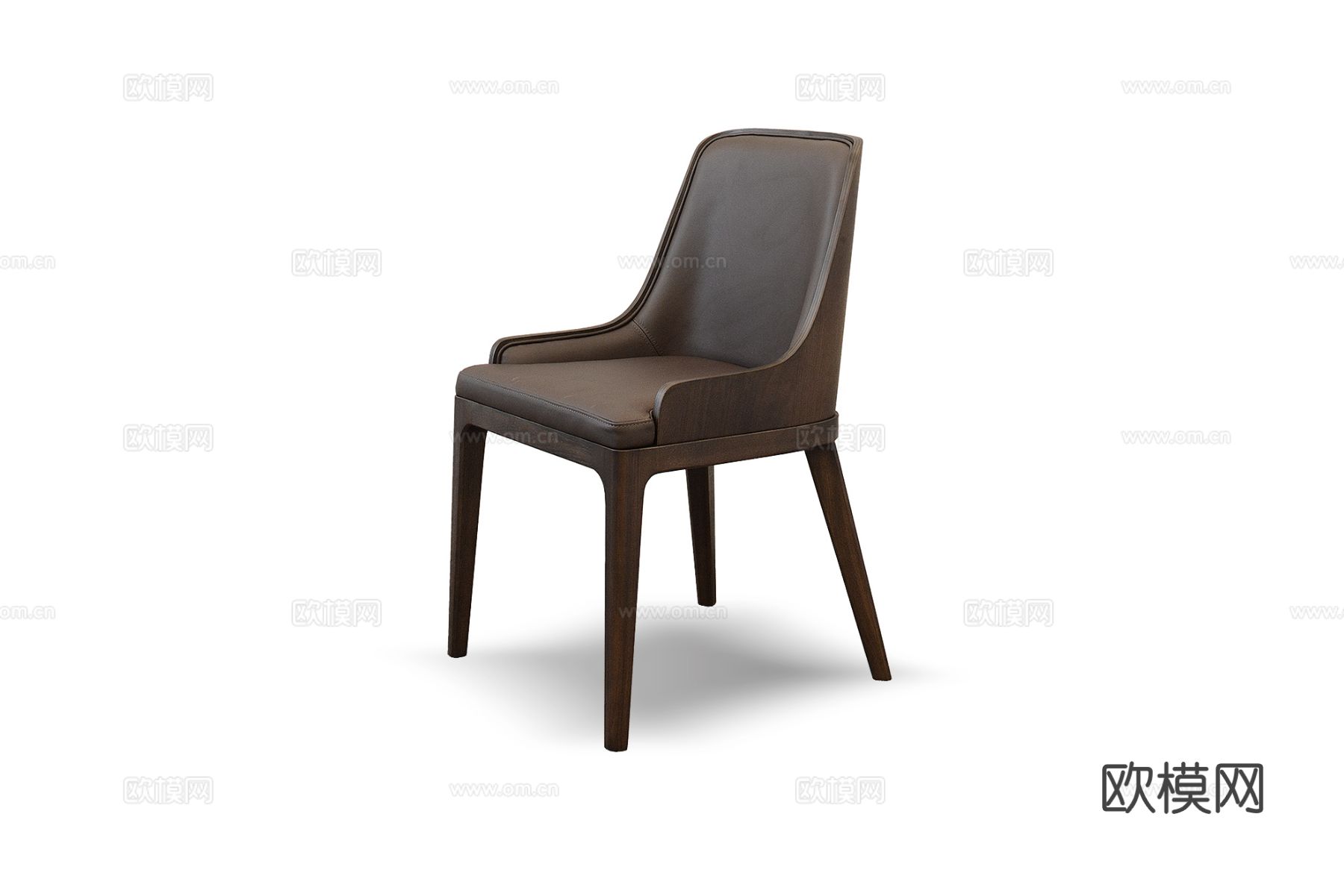 卡翡亚 RA127 RA128餐椅3d模型下载（渲染图1）