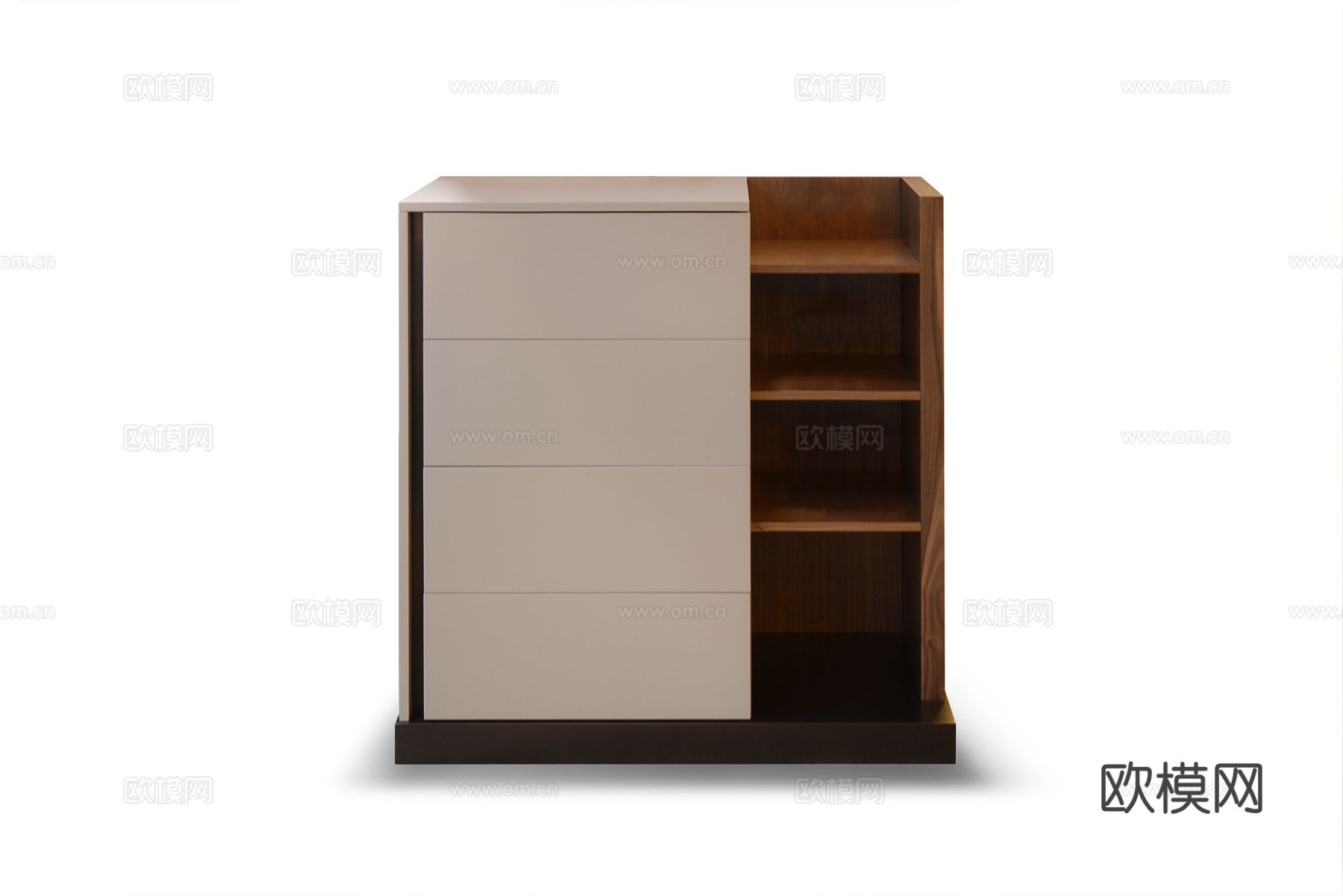 卡翡亚 SU122边柜3d模型