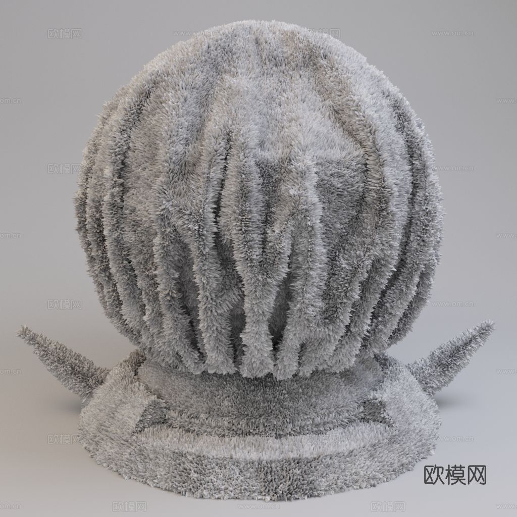 灰色毛毯 2025版 CR物理材質下載