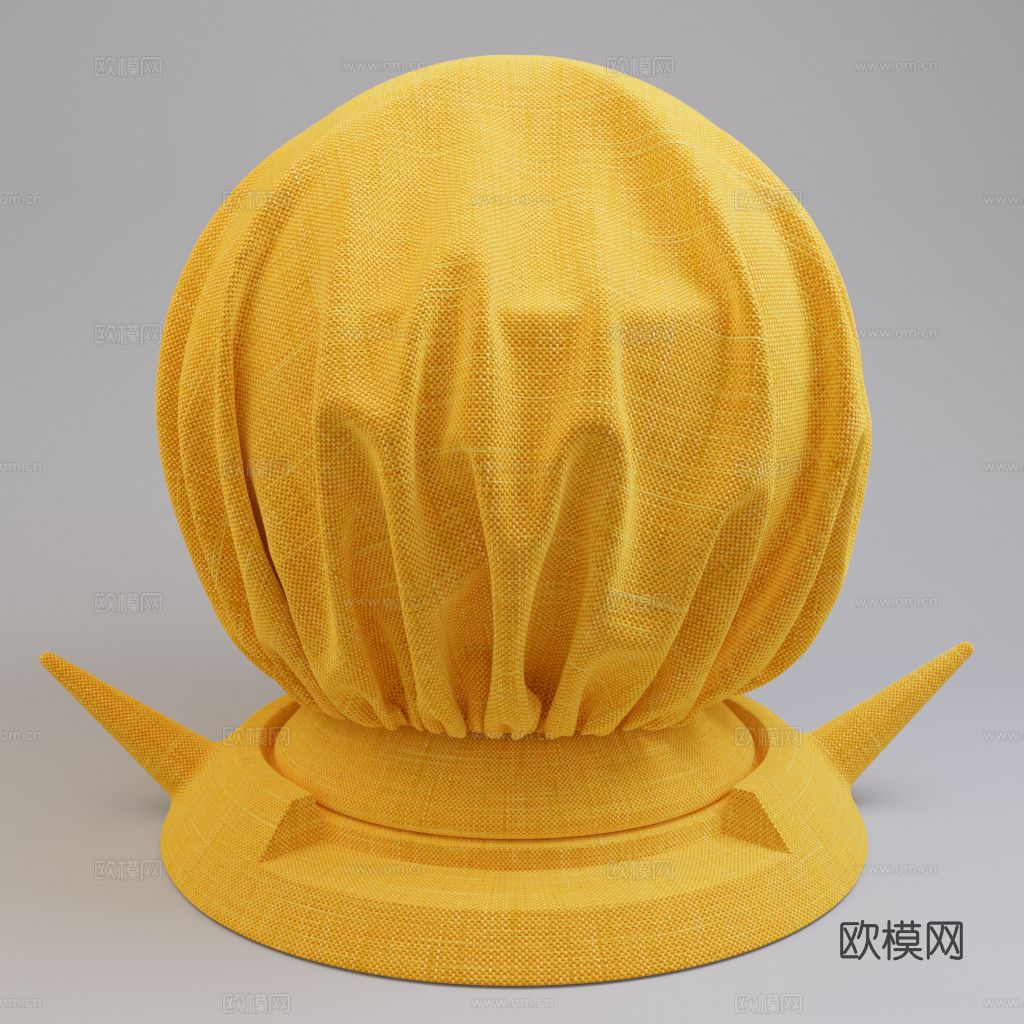 黄色麻布纹 2025版 CR物理材质下载