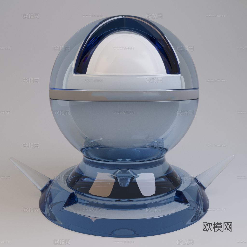 蓝色有机玻璃2025版 CR物理材质下载