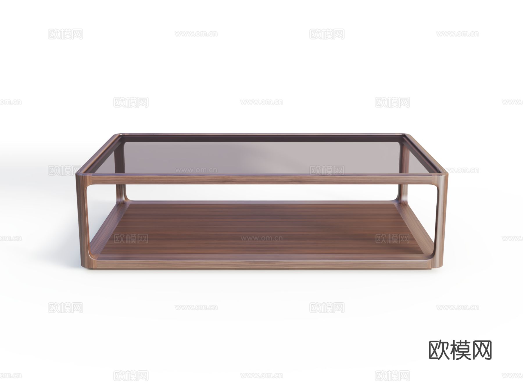 传世LT-6121玻璃茶几3d模型