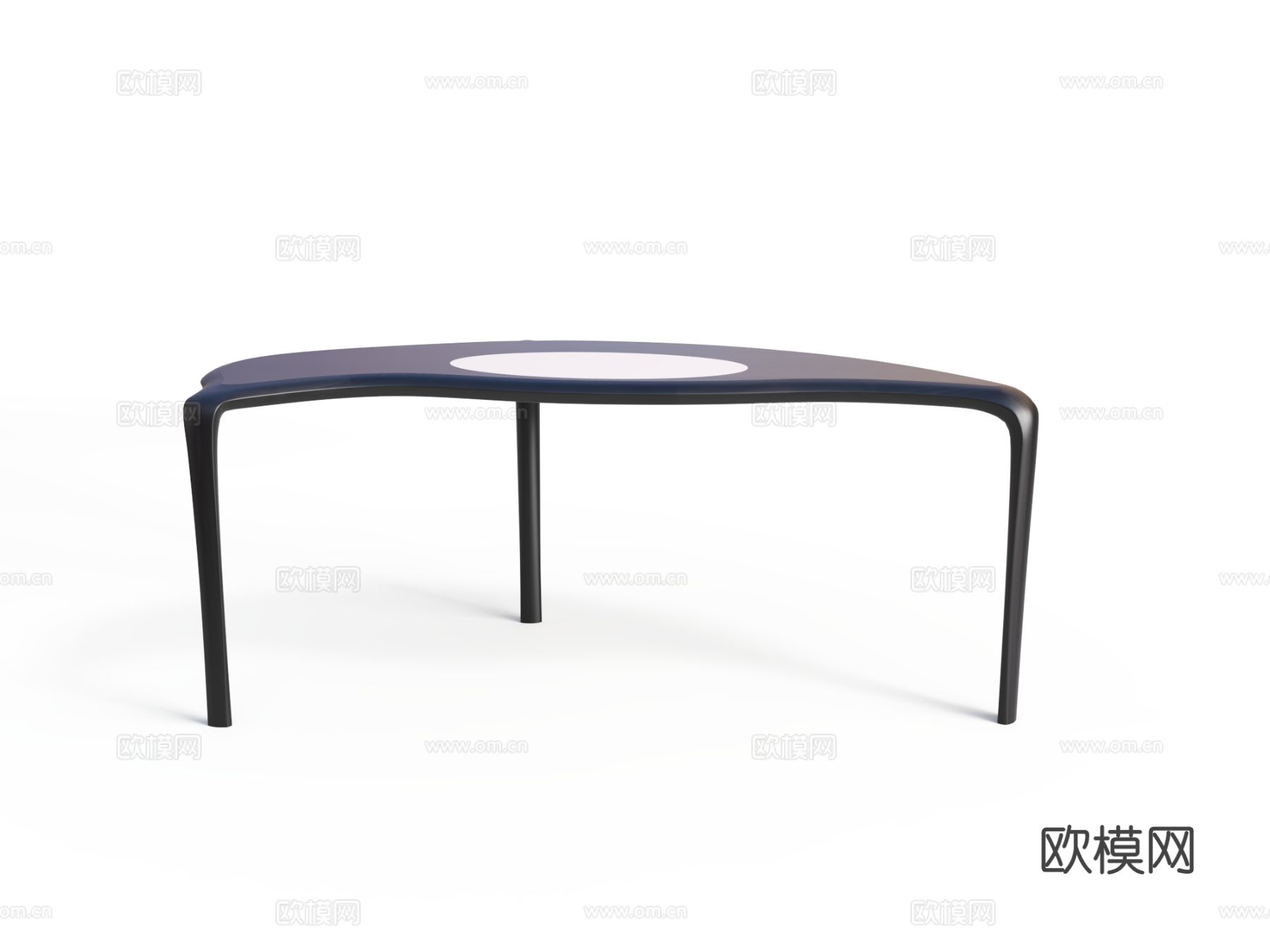 传世 DESK-6780 边几3d模型