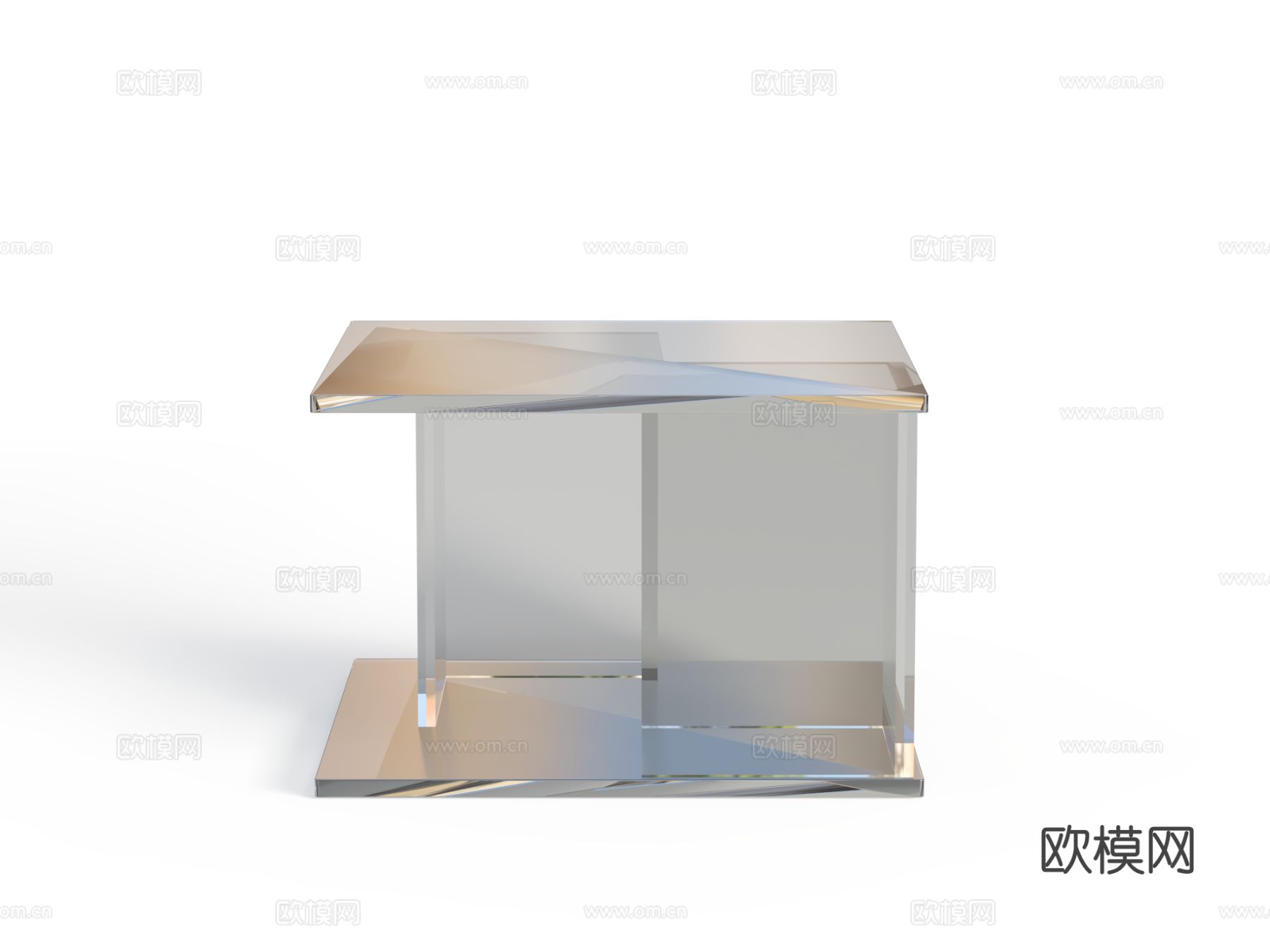 传世 FS-502玻璃角几3d模型