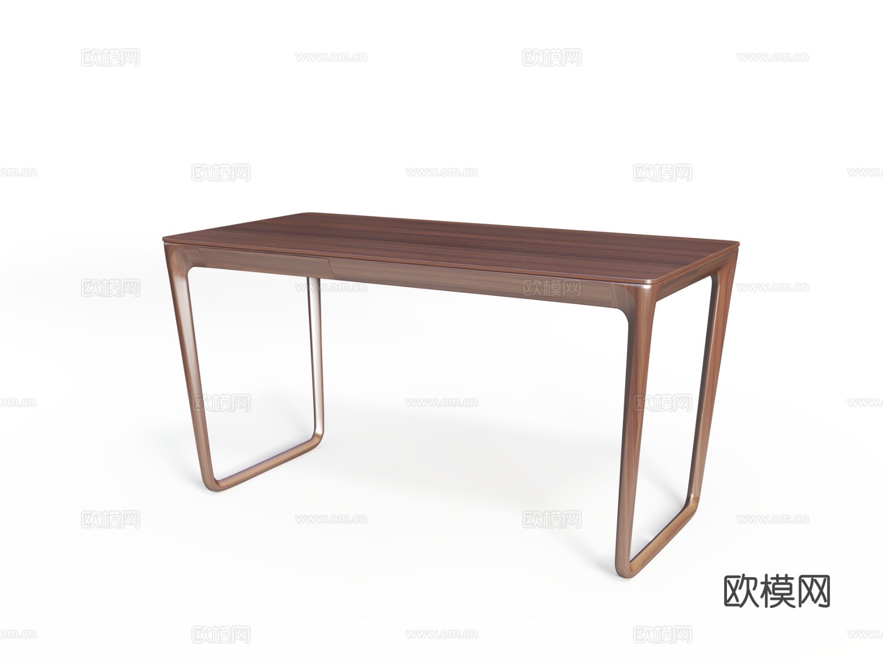 传世 DESK-6140餐桌3d模型