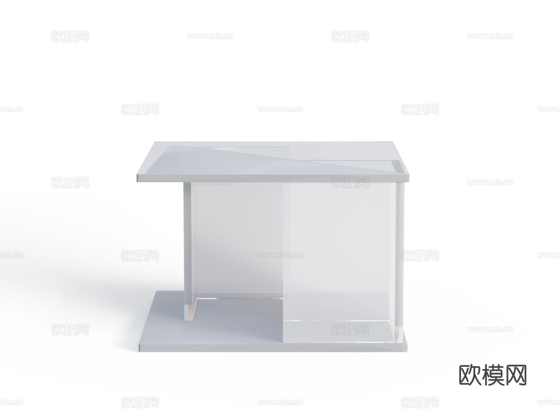 传世 FS-502玻璃角几3d模型