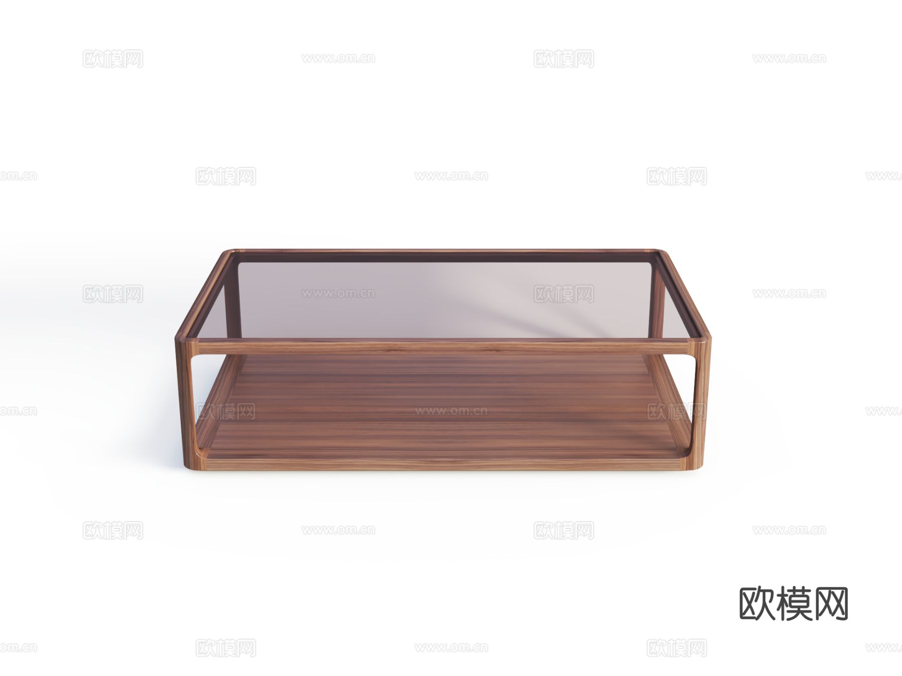 传世LT-6121玻璃茶几3d模型