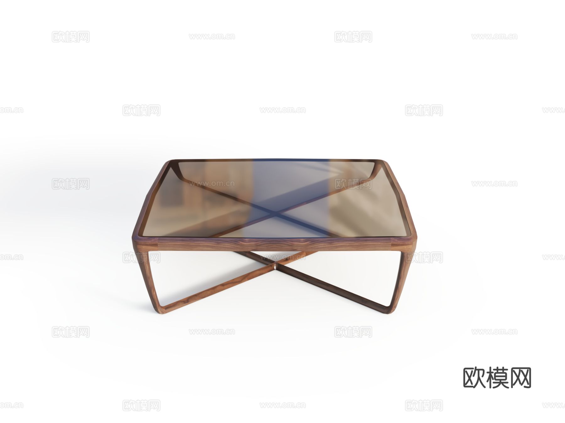 传世LT-6350玻璃茶几3d模型