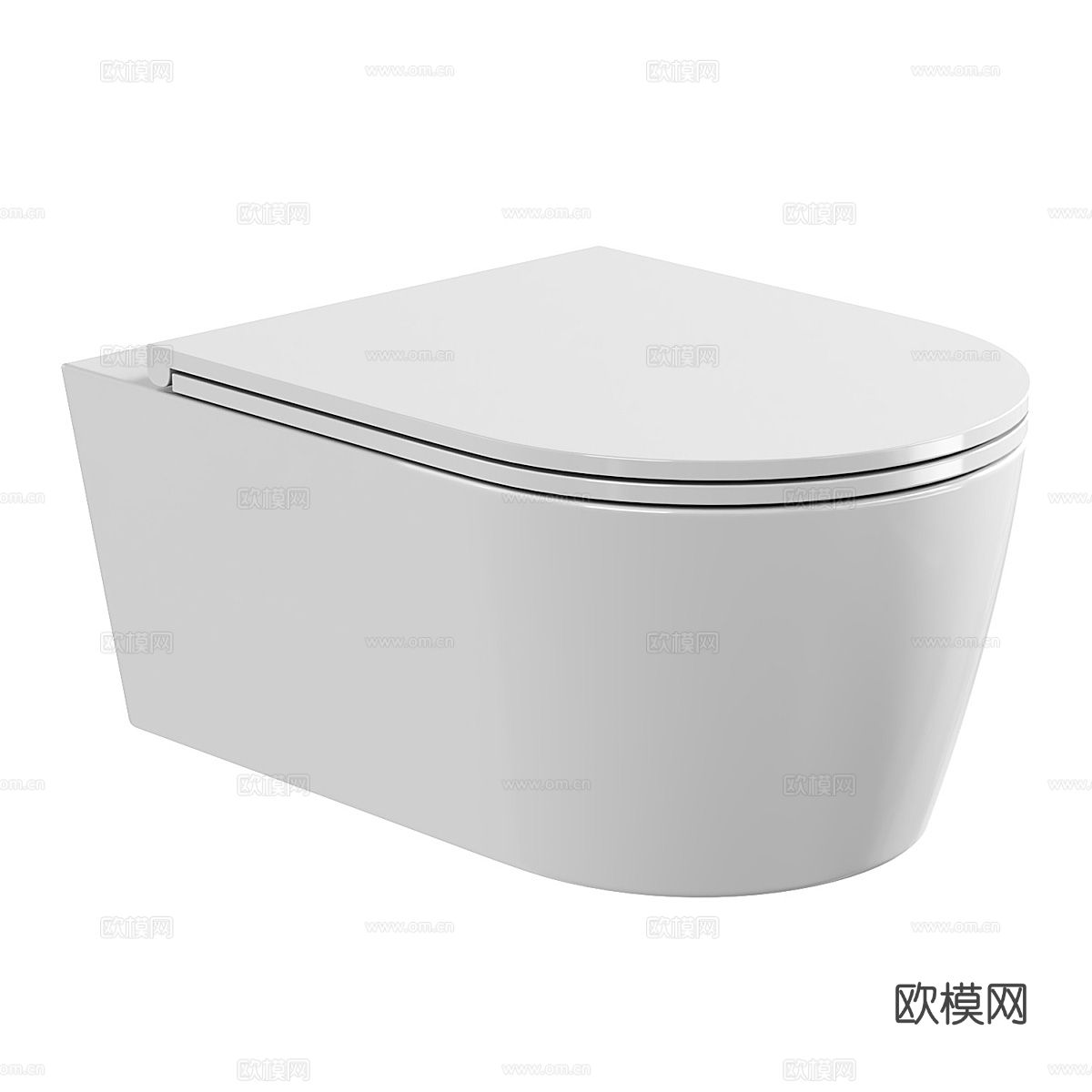 马桶3d模型下载