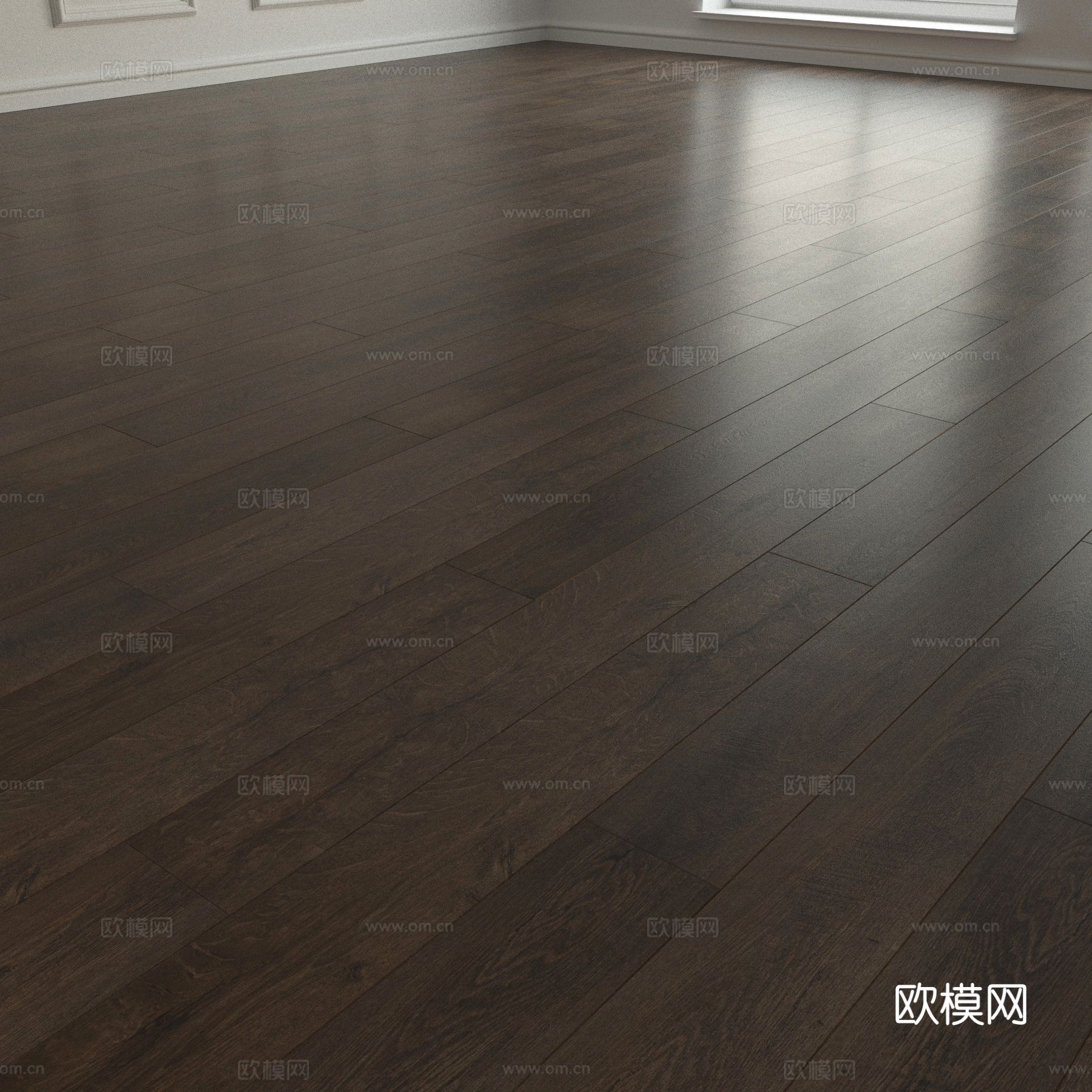 新中式木地板3d模型-Pic-1