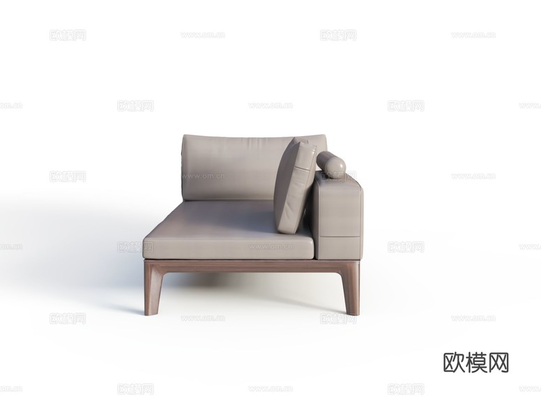 传世s69N-3-TW贵妃位沙发3d模型下载