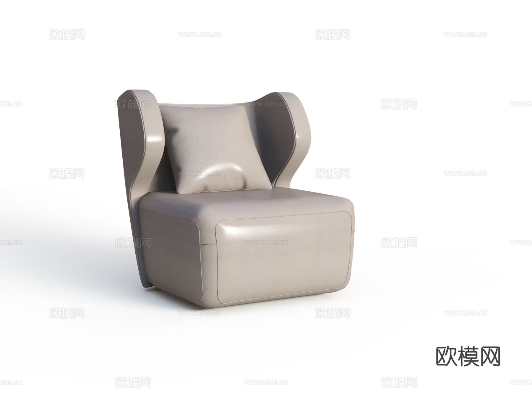 传世S70单人沙发3d模型