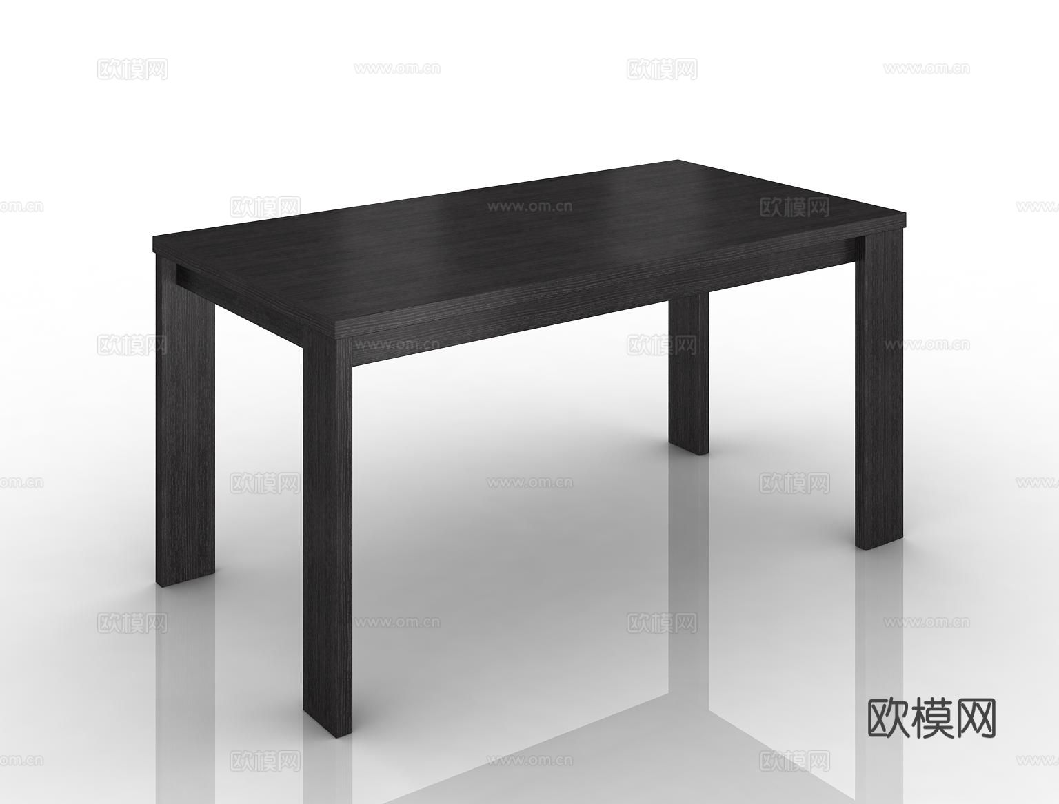 哈根HGDS-C011-1.5M餐台3d模型