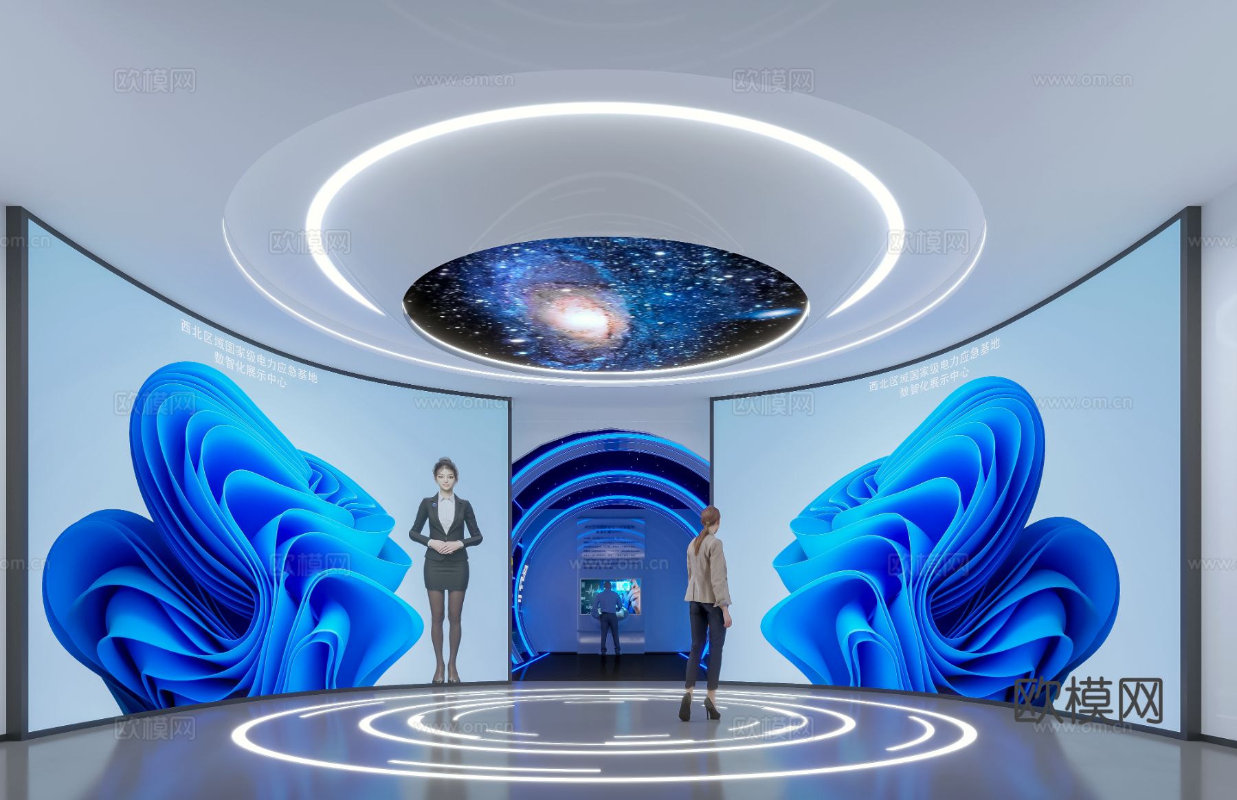 科技展厅3d模型