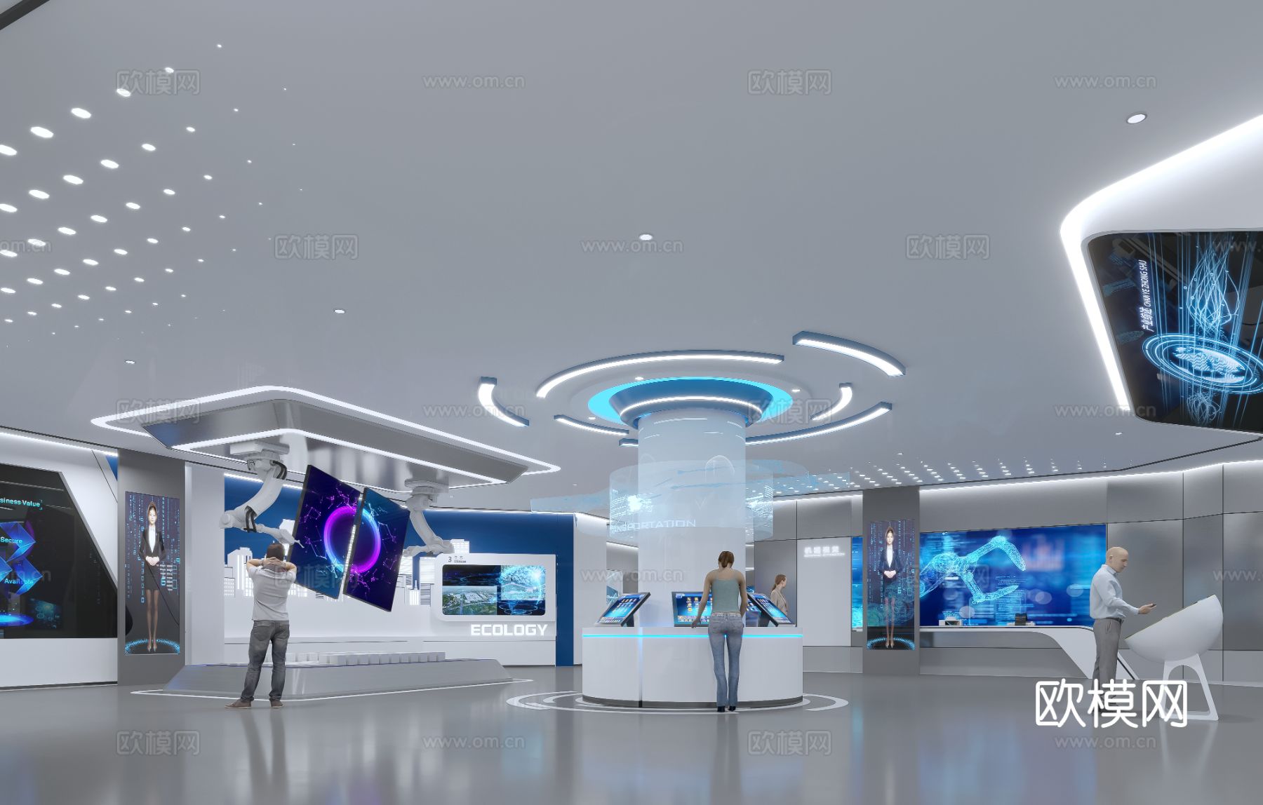 科技展厅3d模型