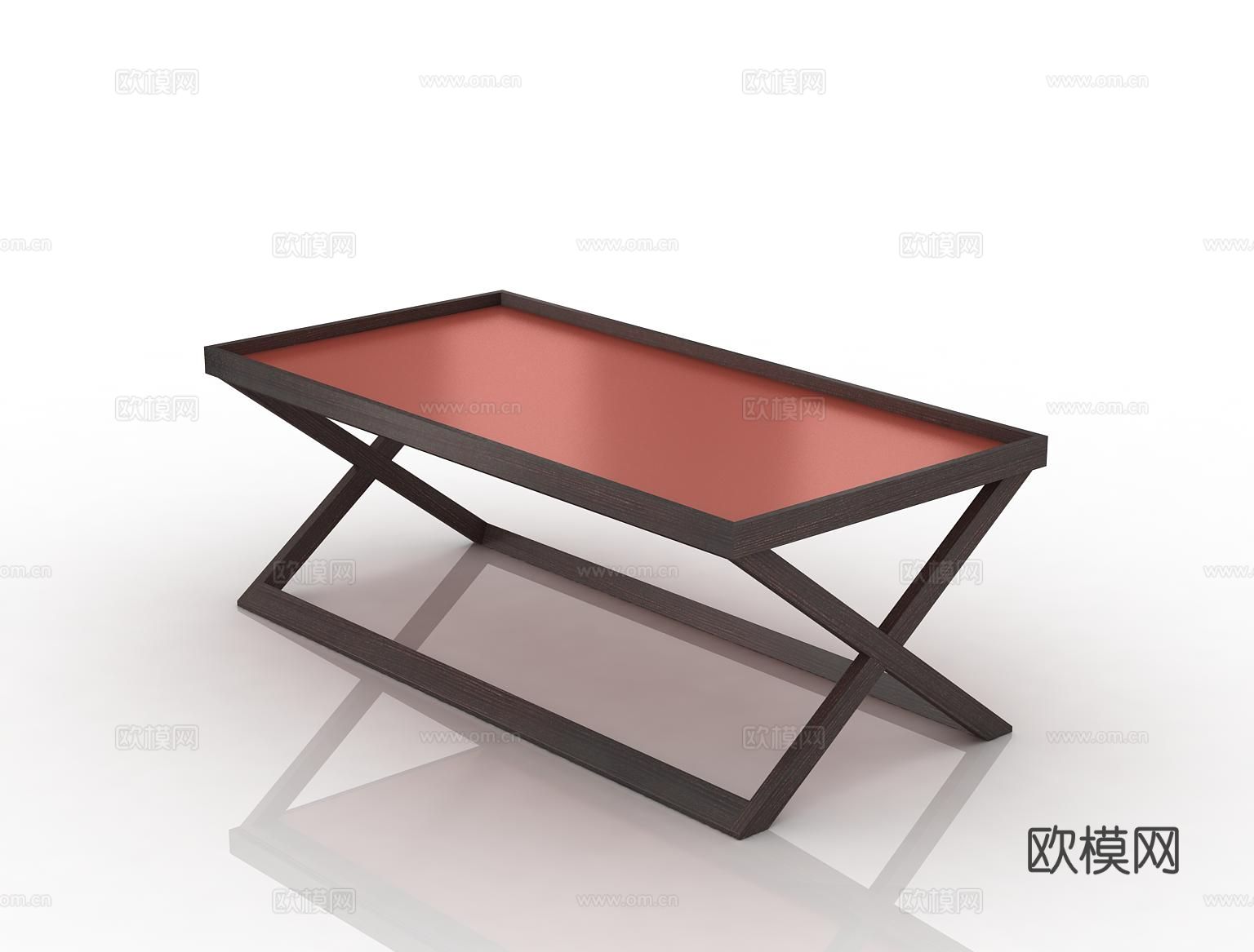 哈根HGDS-C005长茶几3d模型