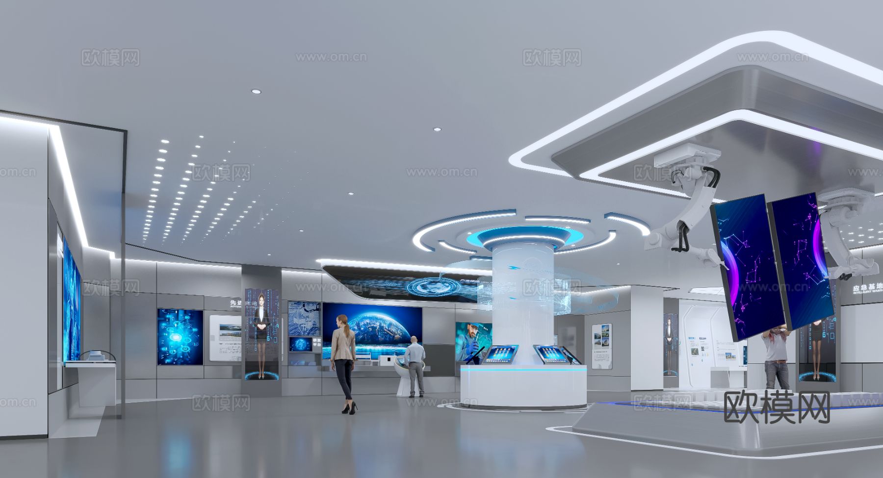 科技展厅3d模型