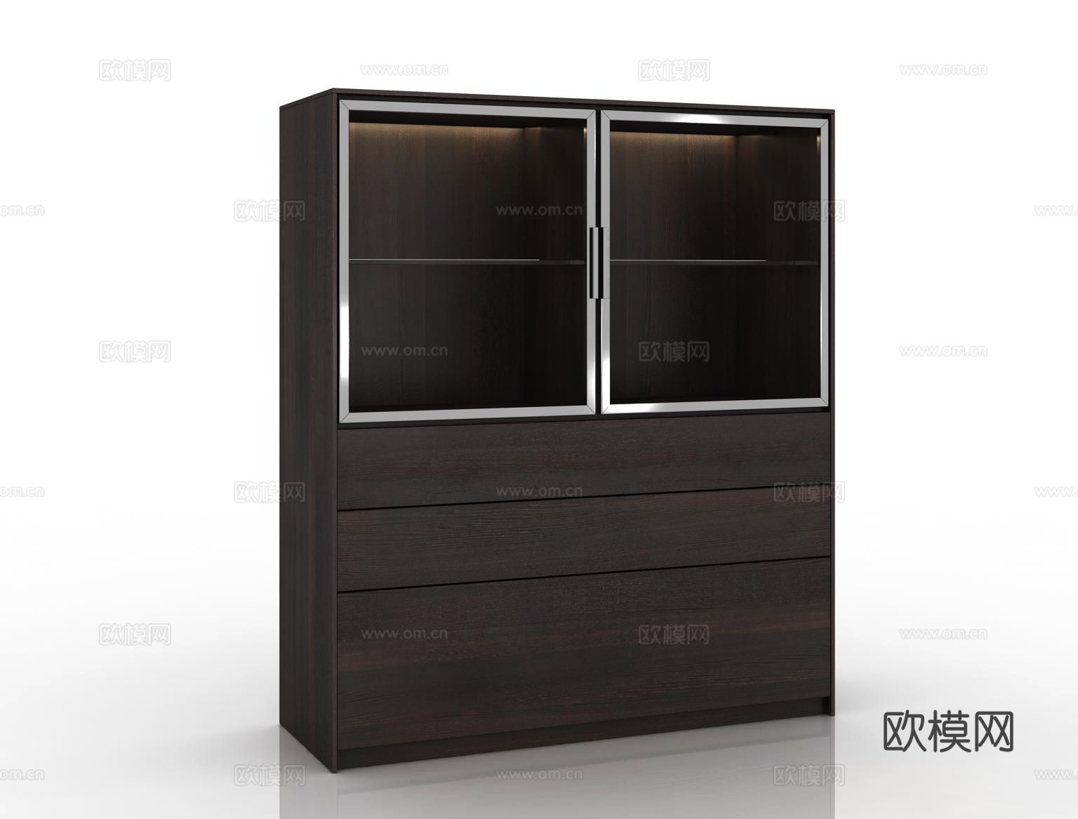 哈根HGDS-C104酒柜3d模型下载