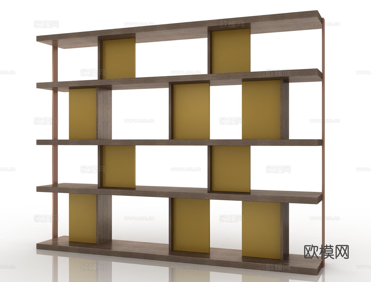 哈根HGDS-C220 书柜3d模型下载（渲染图2）