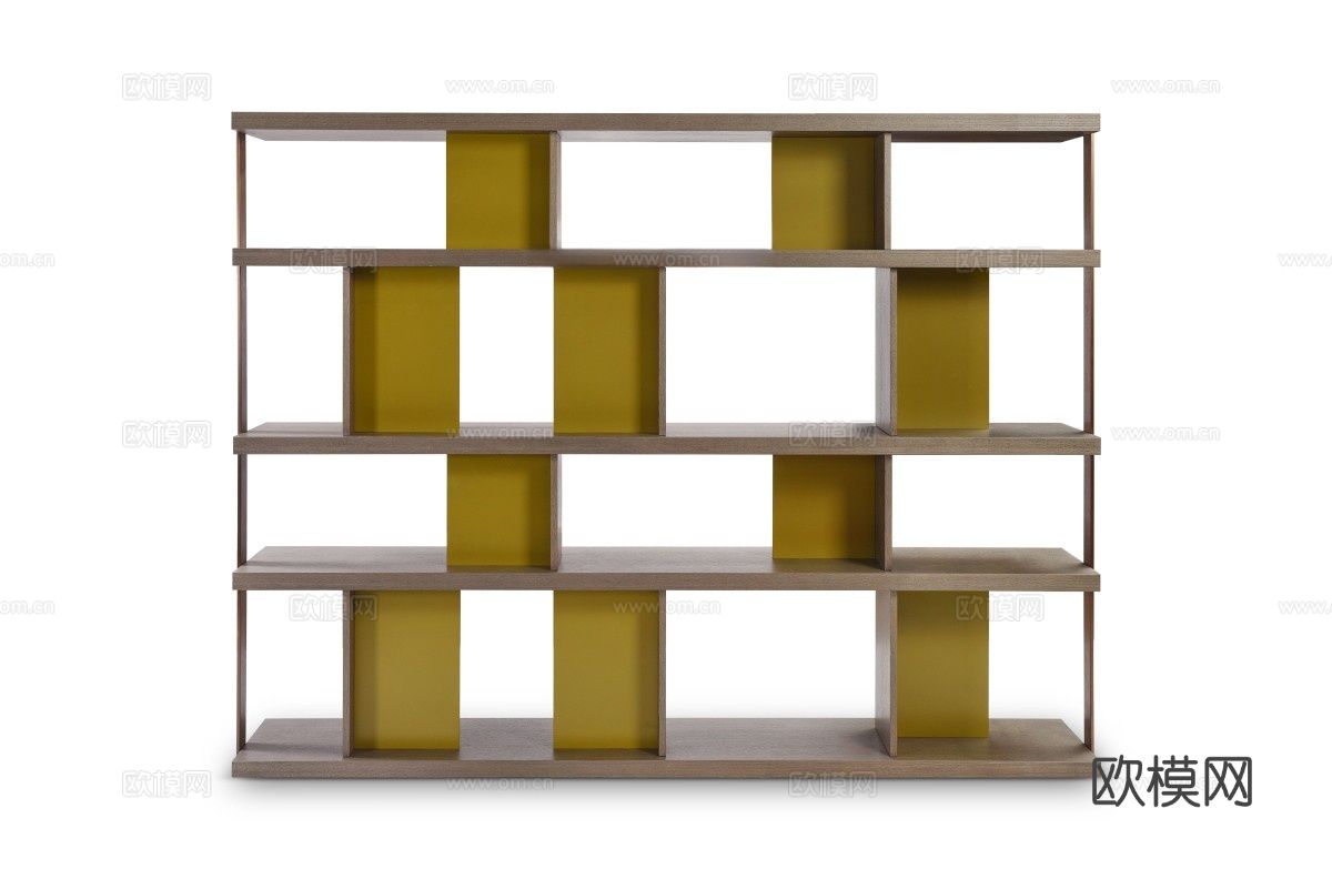 哈根HGDS-C220 书柜3d模型下载（渲染图1）