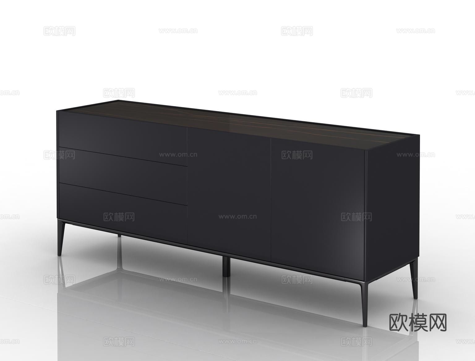 哈根HGDS-C179 餐边柜3d模型
