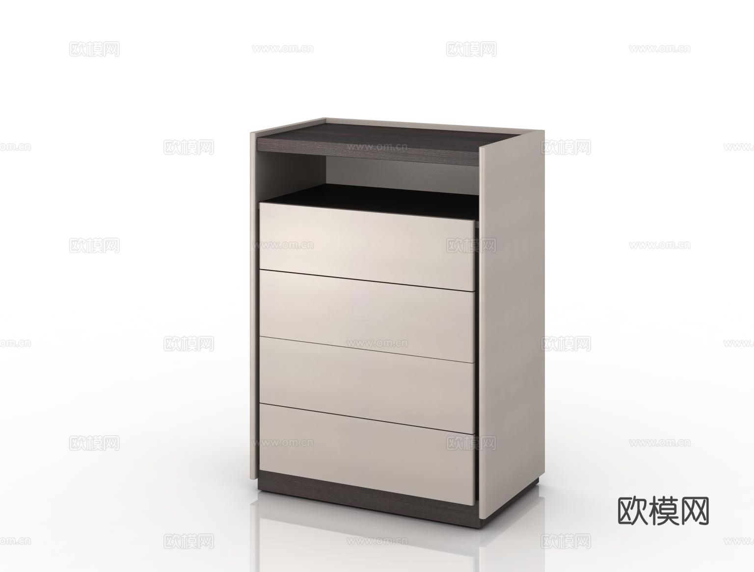 HGDS-C095-4四斗柜3d模型