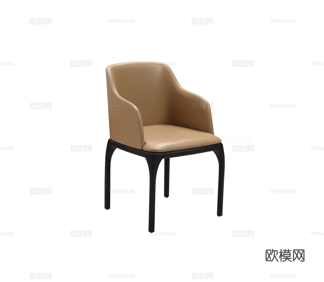 哈根HGDS-C051餐椅3d模型