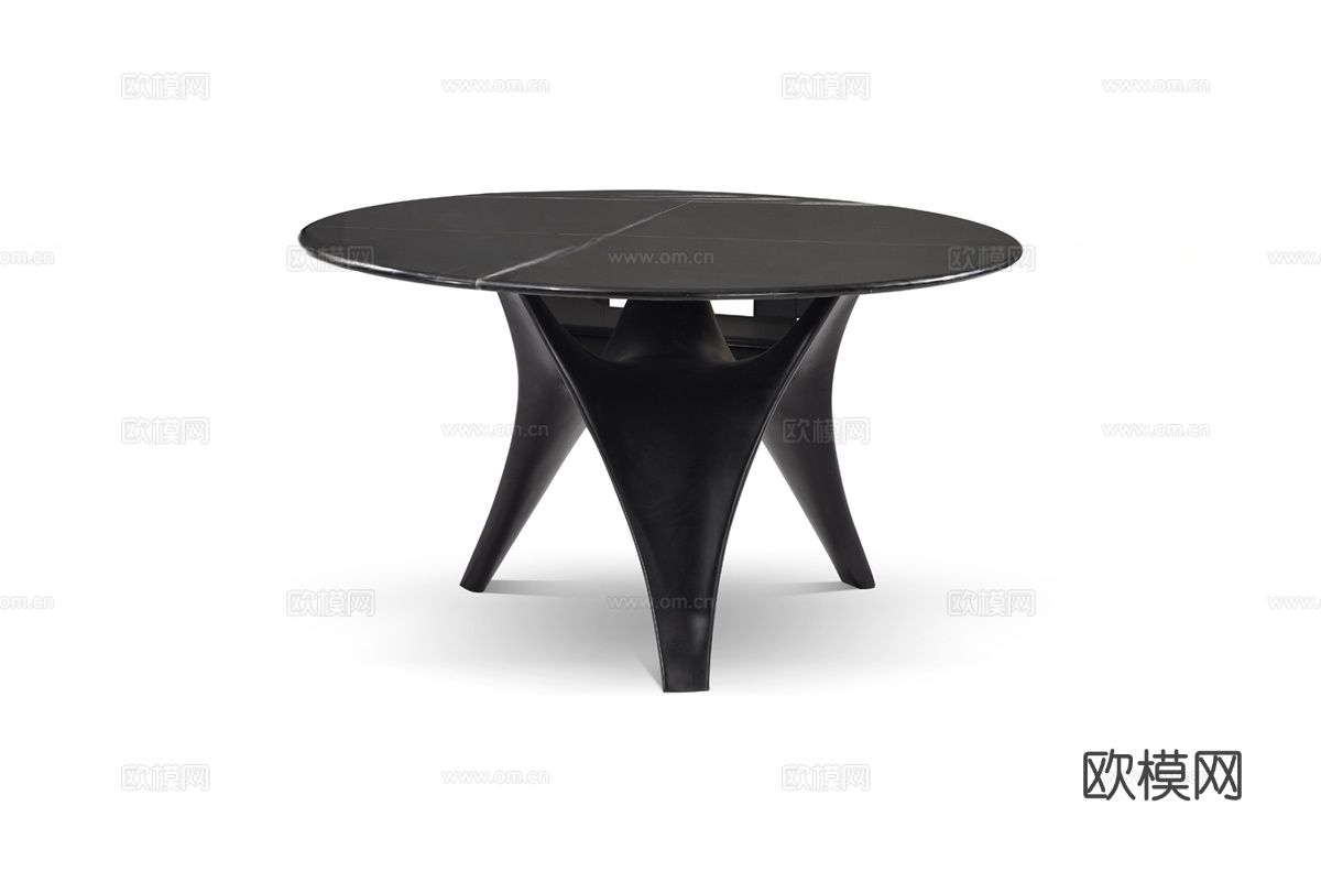 哈根HGDS-C118圆餐桌3d模型