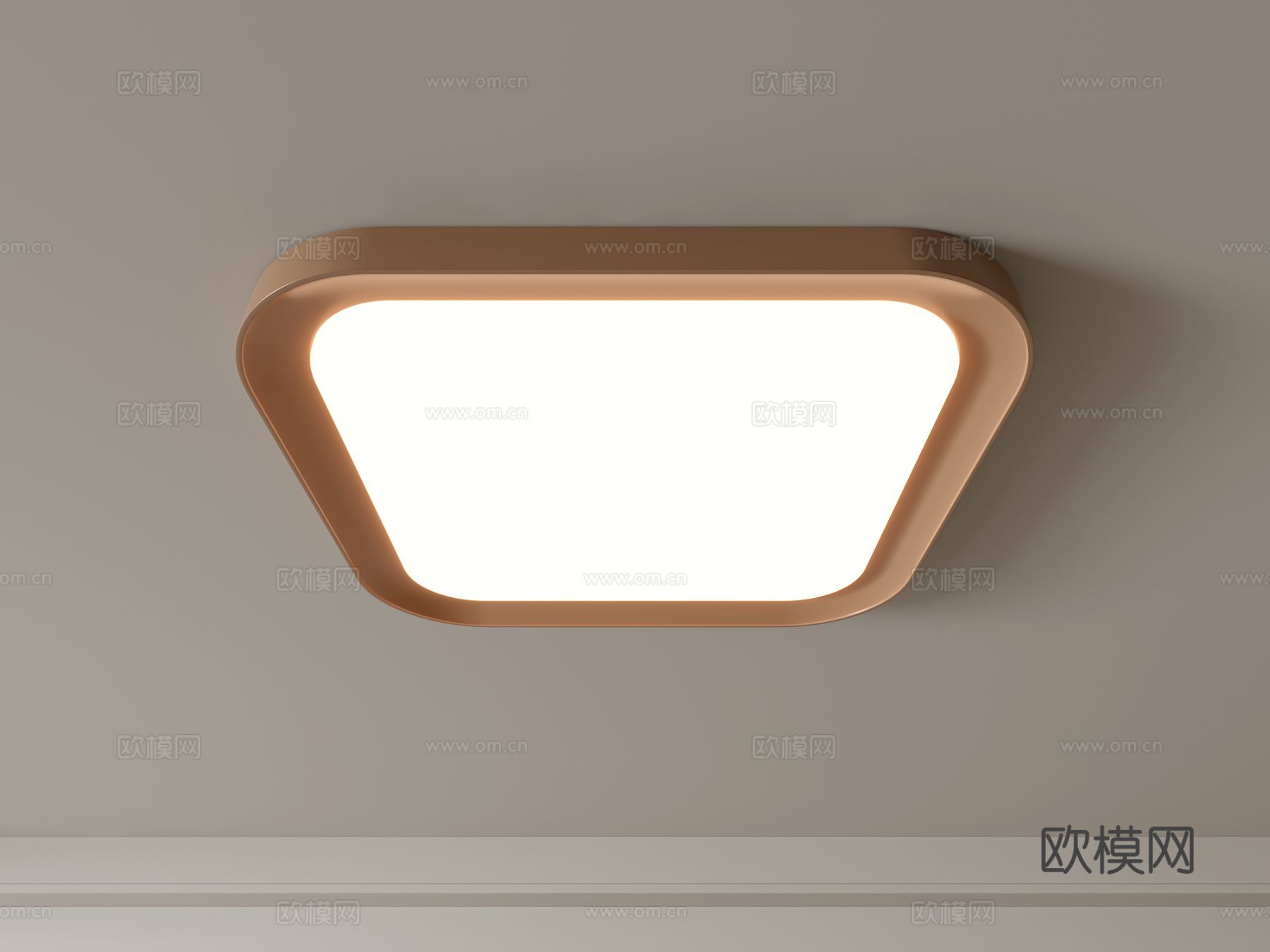 现代吸顶灯 几何形吸顶灯 卧室灯 艺术造型灯具 时尚客厅灯3d模型