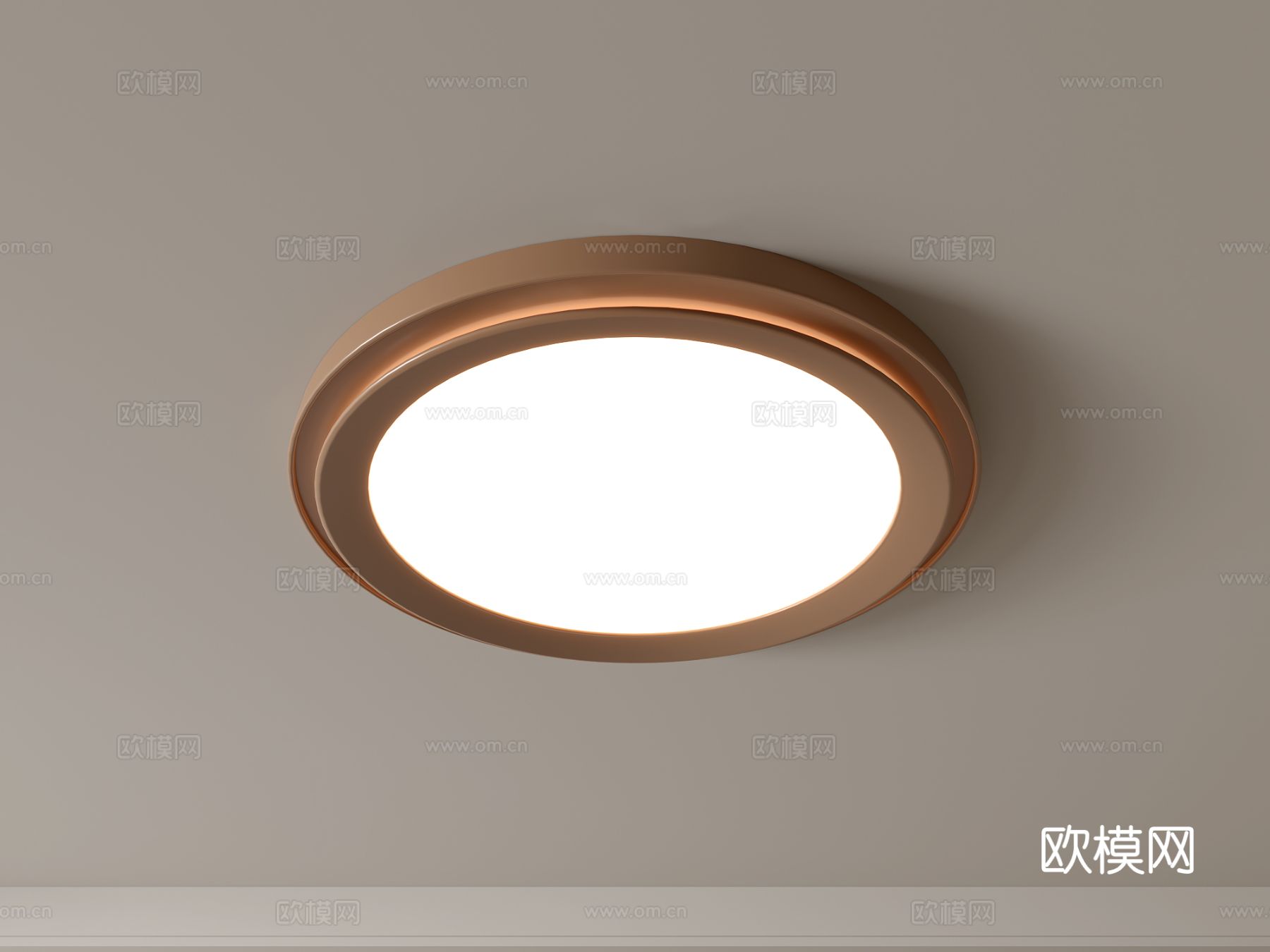 现代吸顶灯 几何形吸顶灯 卧室灯 艺术造型灯具 时尚客厅灯su模型下载（渲染图1）