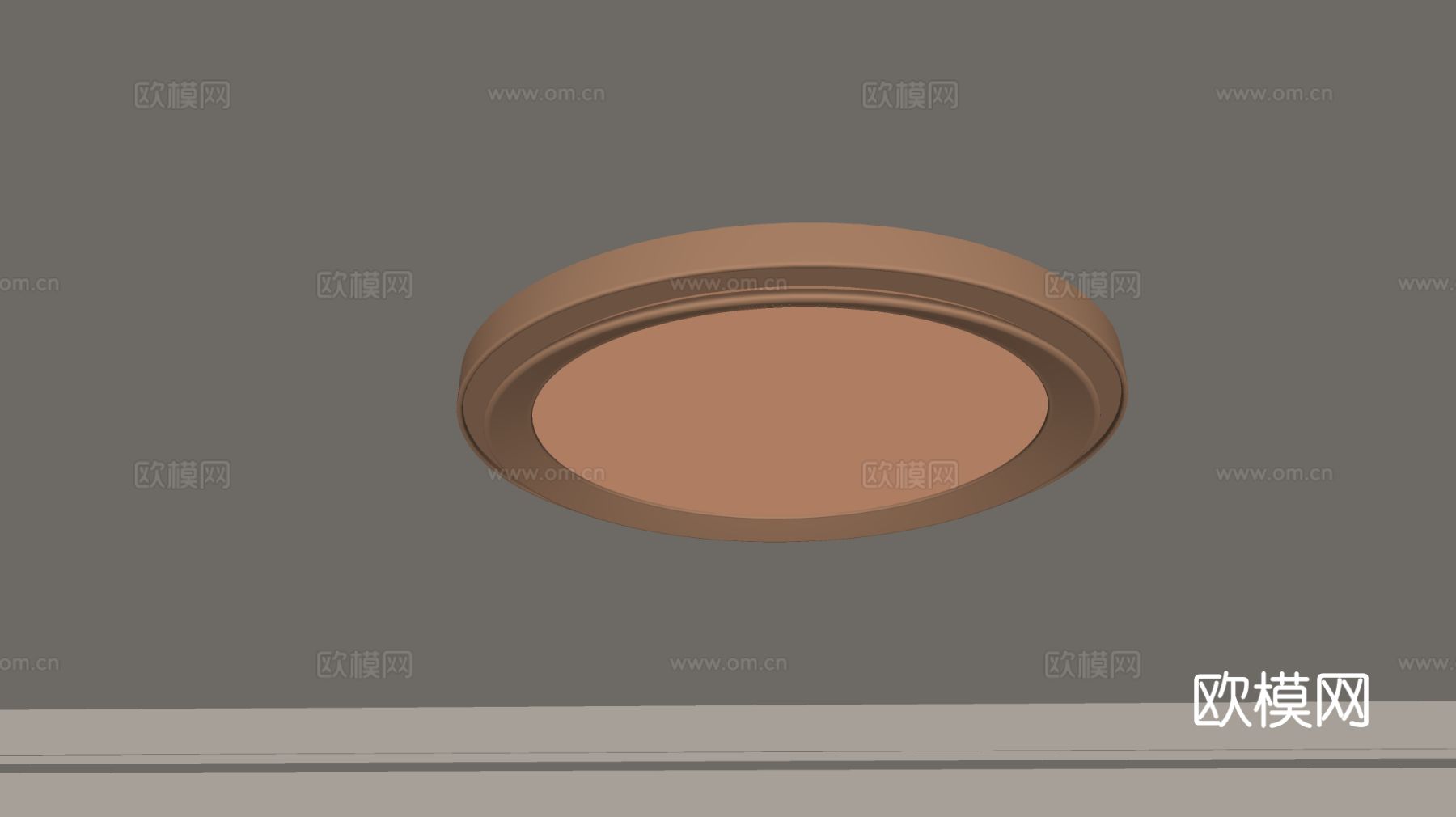 现代吸顶灯 几何形吸顶灯 卧室灯 艺术造型灯具 时尚客厅灯su模型下载（渲染图2）