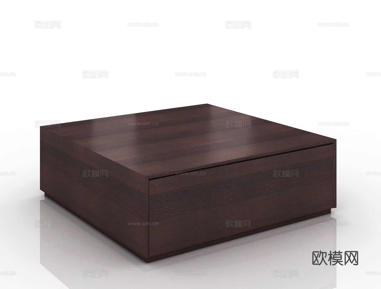 哈根 方茶几3d模型