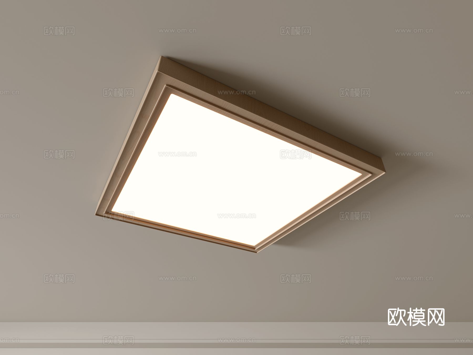 现代吸顶灯 几何形吸顶灯 卧室灯 艺术造型灯具 时尚客厅灯3d模型